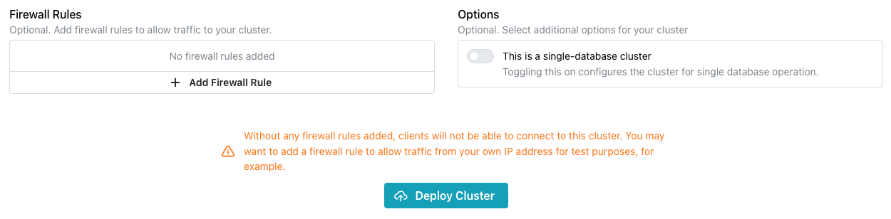 Firewall rules